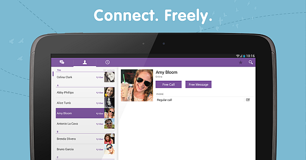... Viber App on Android Tablet for Free! - Download Messenger Apps