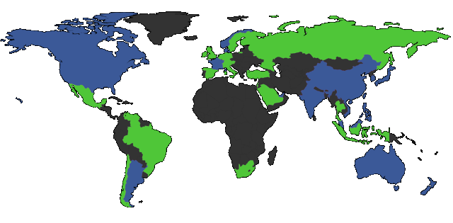 Whatsapp Messenger Per Country