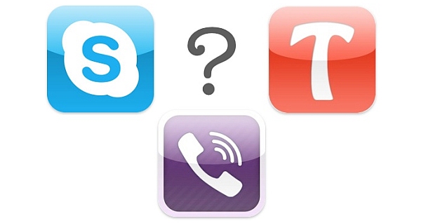 Comparison Skype vs Tango vs Viber Apps