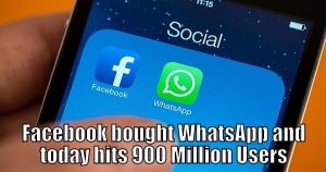 Facebook WhatsApp  Million Users