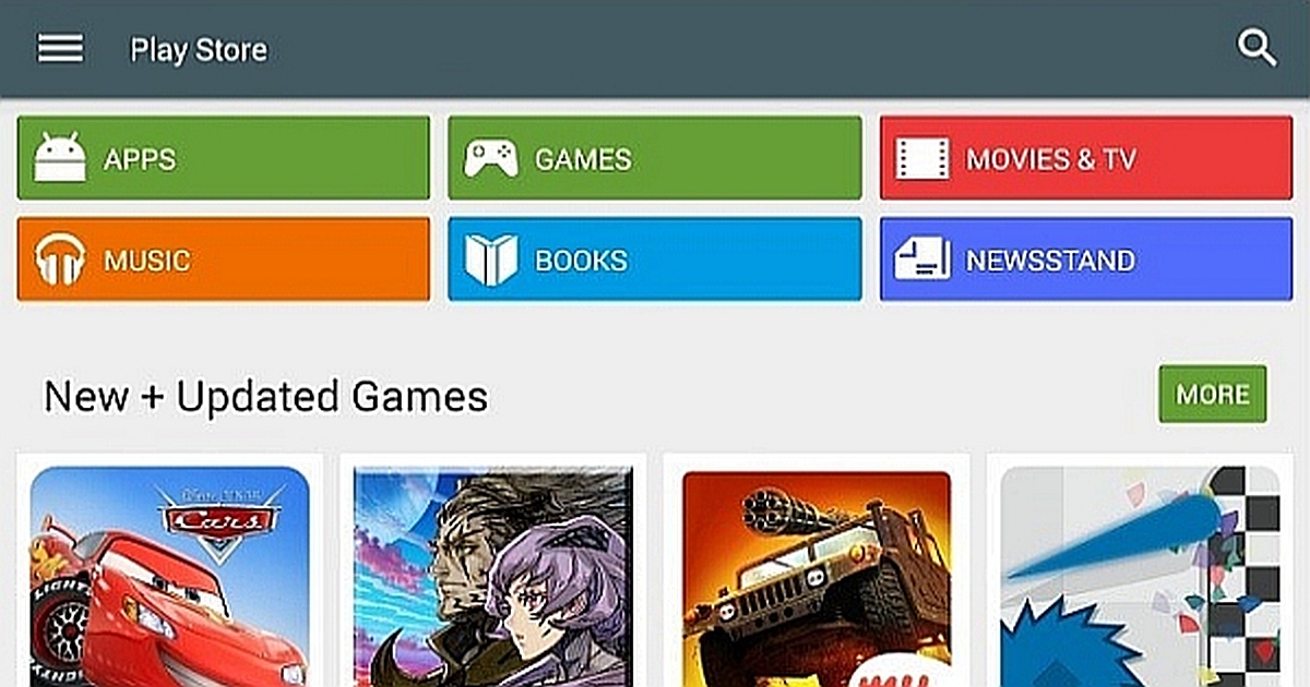 New Google Play Store Update on Android devices