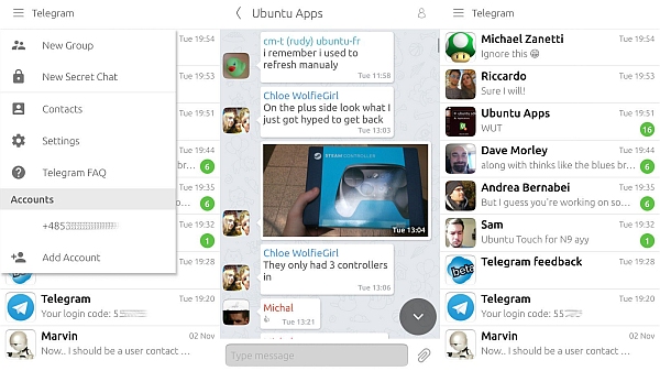 Major Telegram Update Launched for Ubuntu Smartphones