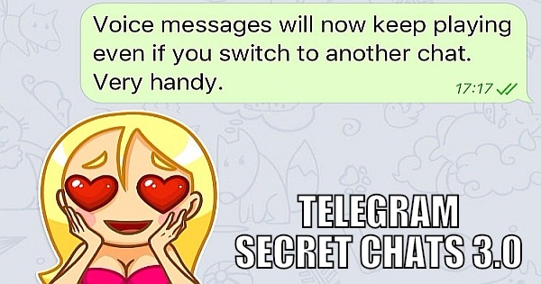 Telegram Secrets Chats 3.0 updated