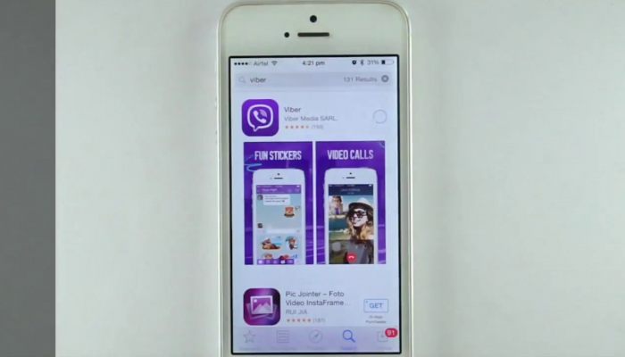 How to install Viber Messenger on iPhone Video Review