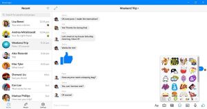 fb messenger windows