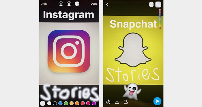 snapchat stories instagram stories
