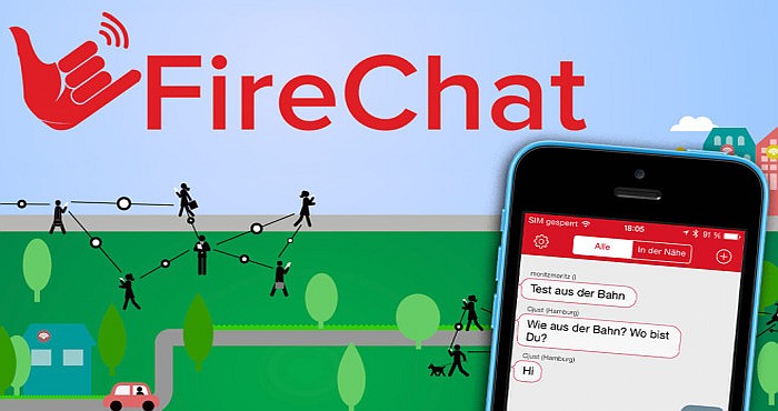 Firechat messenger app