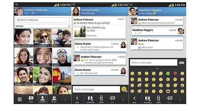 Major Update For BBM BlackBerry Messenger Android App