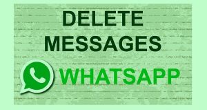 delete whatsapp messenger messages