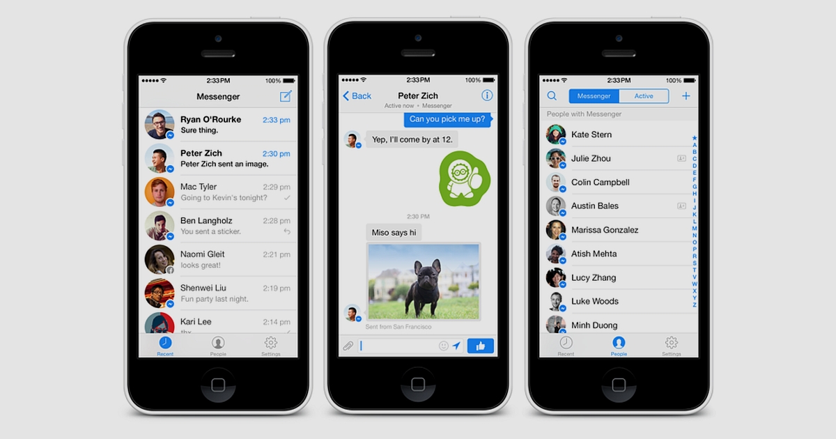 Facebook Messenger on IPhone