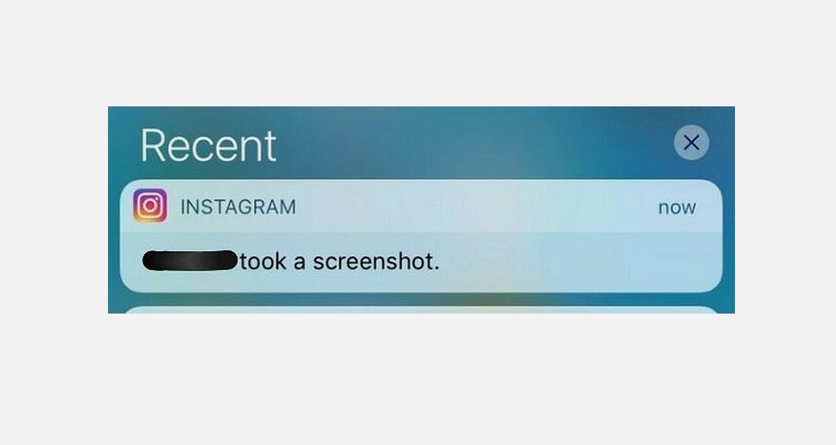 Instagram Stories screenshot alert