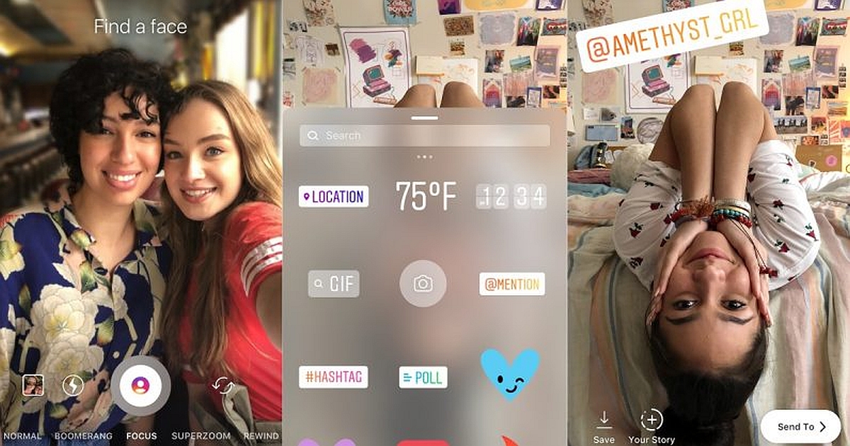 New ‘Focus’ and ‘Mention Sticker’ features on Instagram