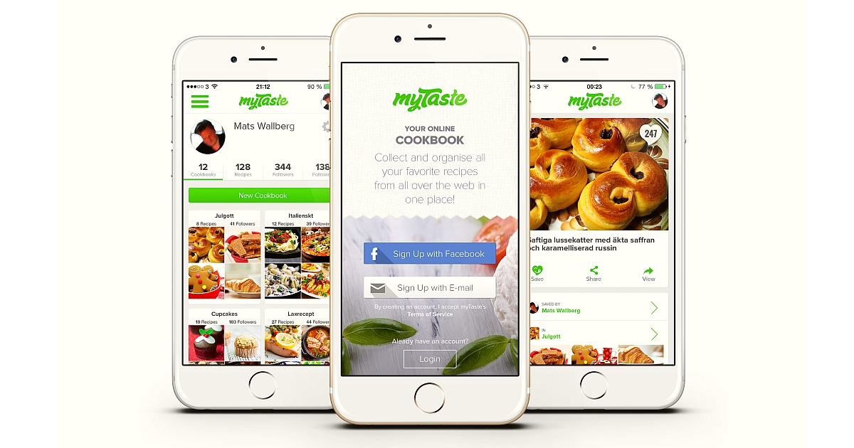 Download Hatcook, Cookpad and MyTaste Apps for your Smartphone