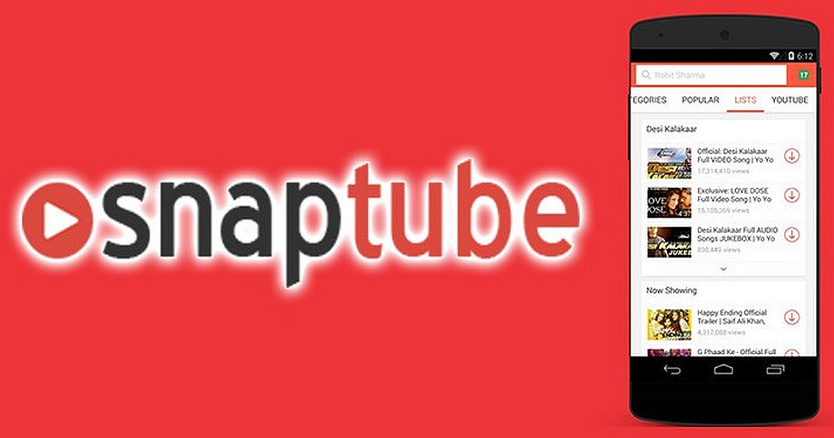 Download Youtube Videos with Vidmate and Snaptube App