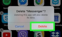 How To Delete Facebook Messenger on iOS delete Facebook Messenger iOS 2 How To Delete Facebook Messenger on iOS delete Facebook Messenger iOS 1