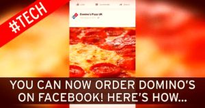 Order Pizza, Send Flowers and Pay with Amex with Facebook Messenger App facebook messenger app order pizza 14