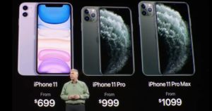 iPhone 11 Pro or 11 Pro Max? iPhone 11 with Job's Shirt iPhone 11 smartphone 12